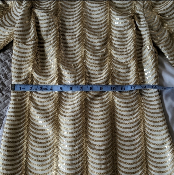 [Windsor] Gold Sequin Dress Size 13 - Picture 11 of 11